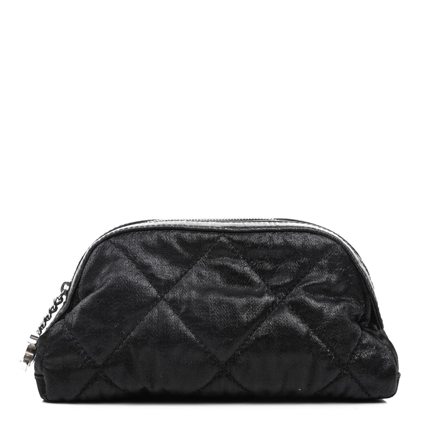 Coated Canvas Biarritz Cosmetic Case Black