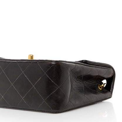 Chanel Lambskin Quilted Mini Square Flap Bag Black 11 of 11