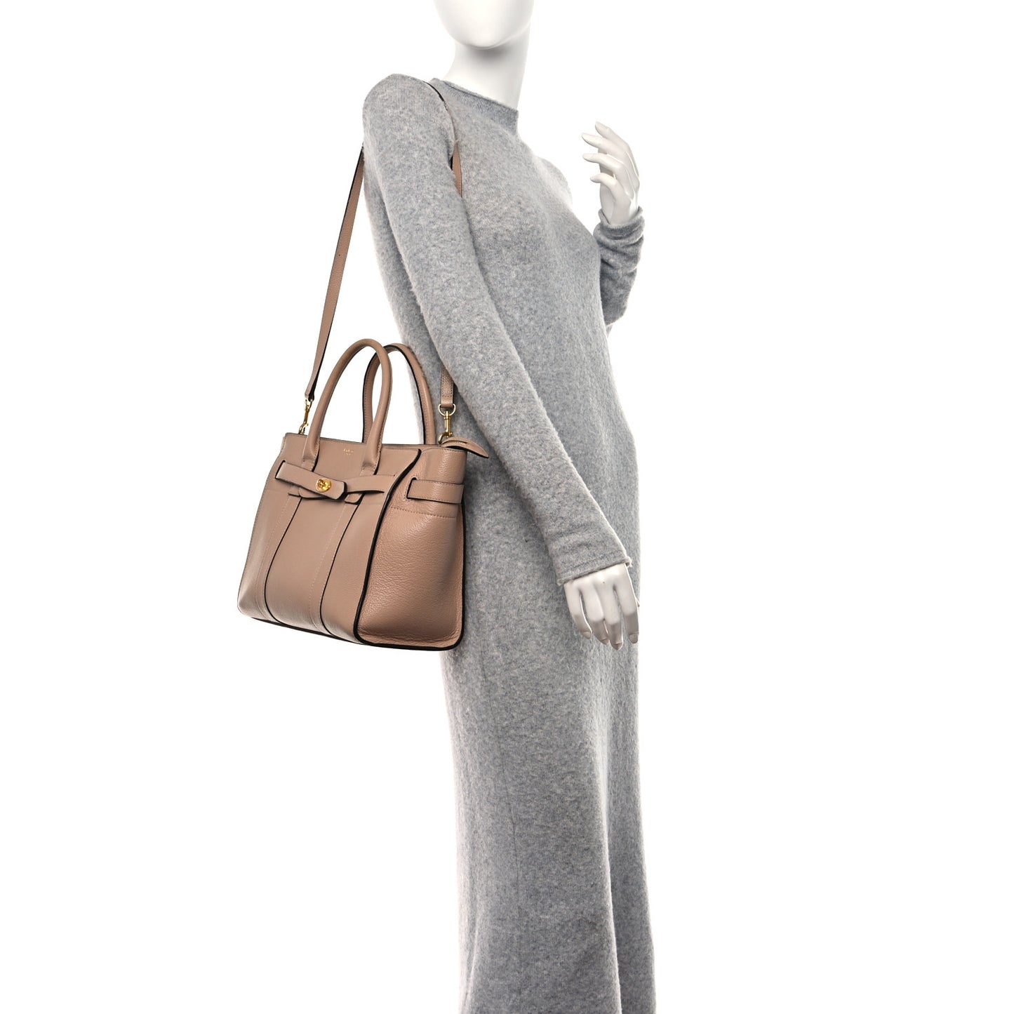 Small Classic Grain Zipped Bayswater Rosewater