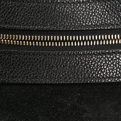 Celine Soft Grained Calfskin Small Belt Cabas Phantom Black 6 of 11