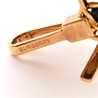 Burberry Thomas Metallic Trench Teddy Bear Keychain Charm Tan 3 of 4