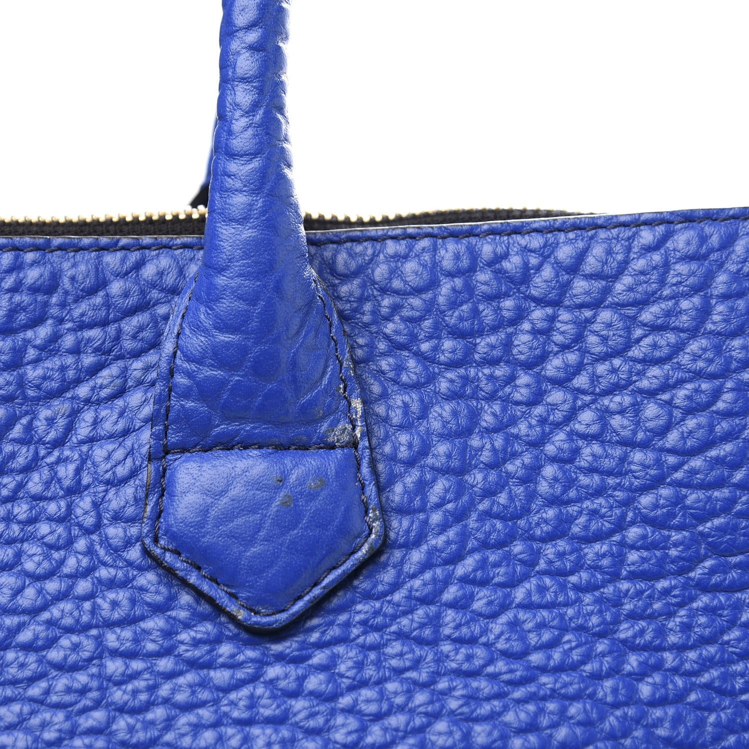 Burberry Heritage Grain Medium Dewsbury Tote Blue 9 of 10