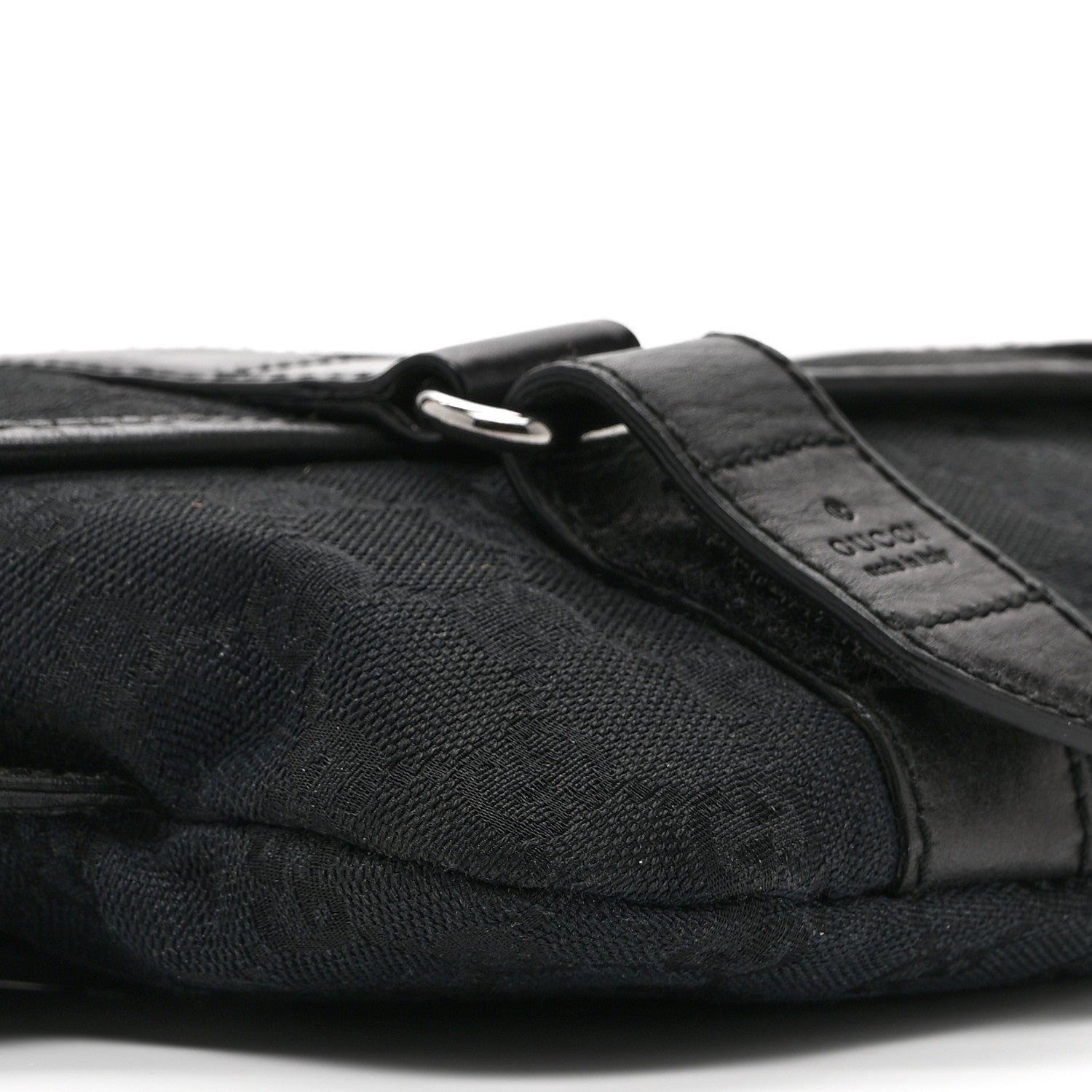 Gucci Monogram Waist Belt Bag Black 9 of 10