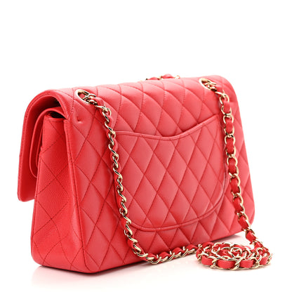 Chanel Caviar Quilted Medium Double Flap Red 3 of 10