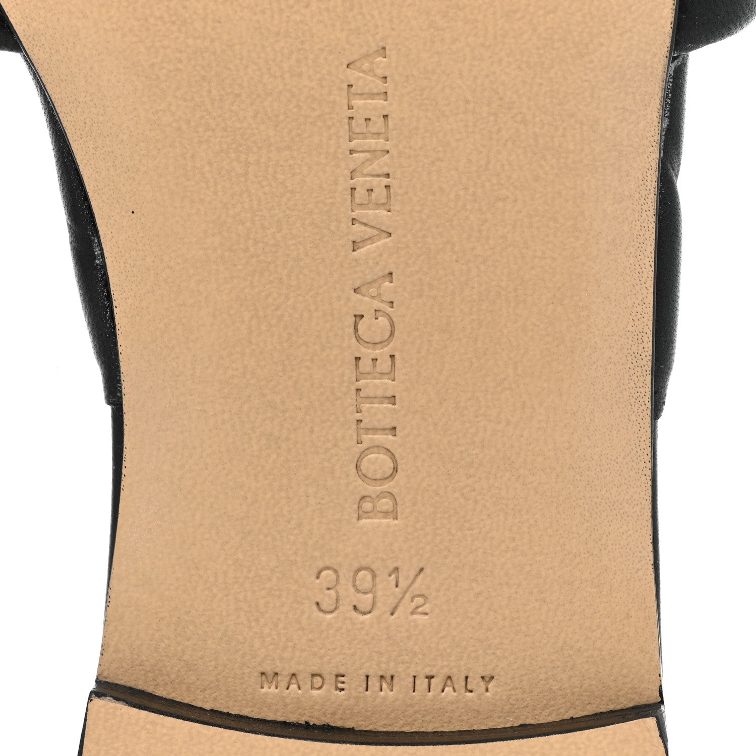 Bottega Veneta Nappa Quilted Rubber Lido Flat Sandals 39.5 Black 6 of 8