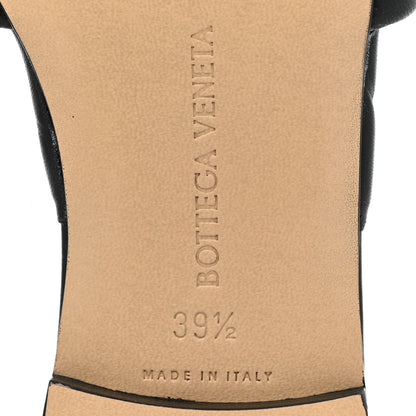 Bottega Veneta Nappa Quilted Rubber Lido Flat Sandals 39.5 Black 6 of 8