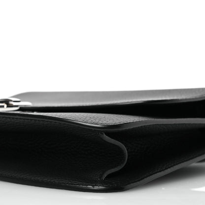 The Row Stamped Saddle Calfskin The Sofia 10 Shoulder Bag Black 8 of 10