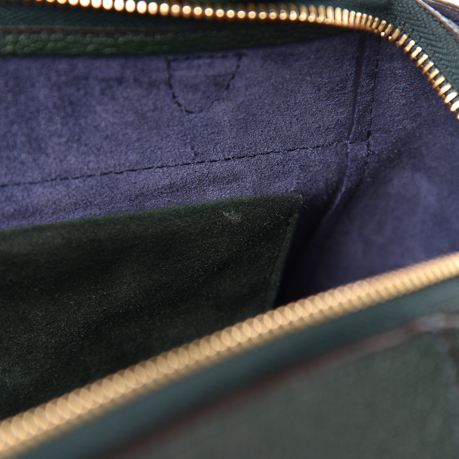 Celine Goatskin Smooth Calfskin Mini Belt Bag Dark Green 11 of 15