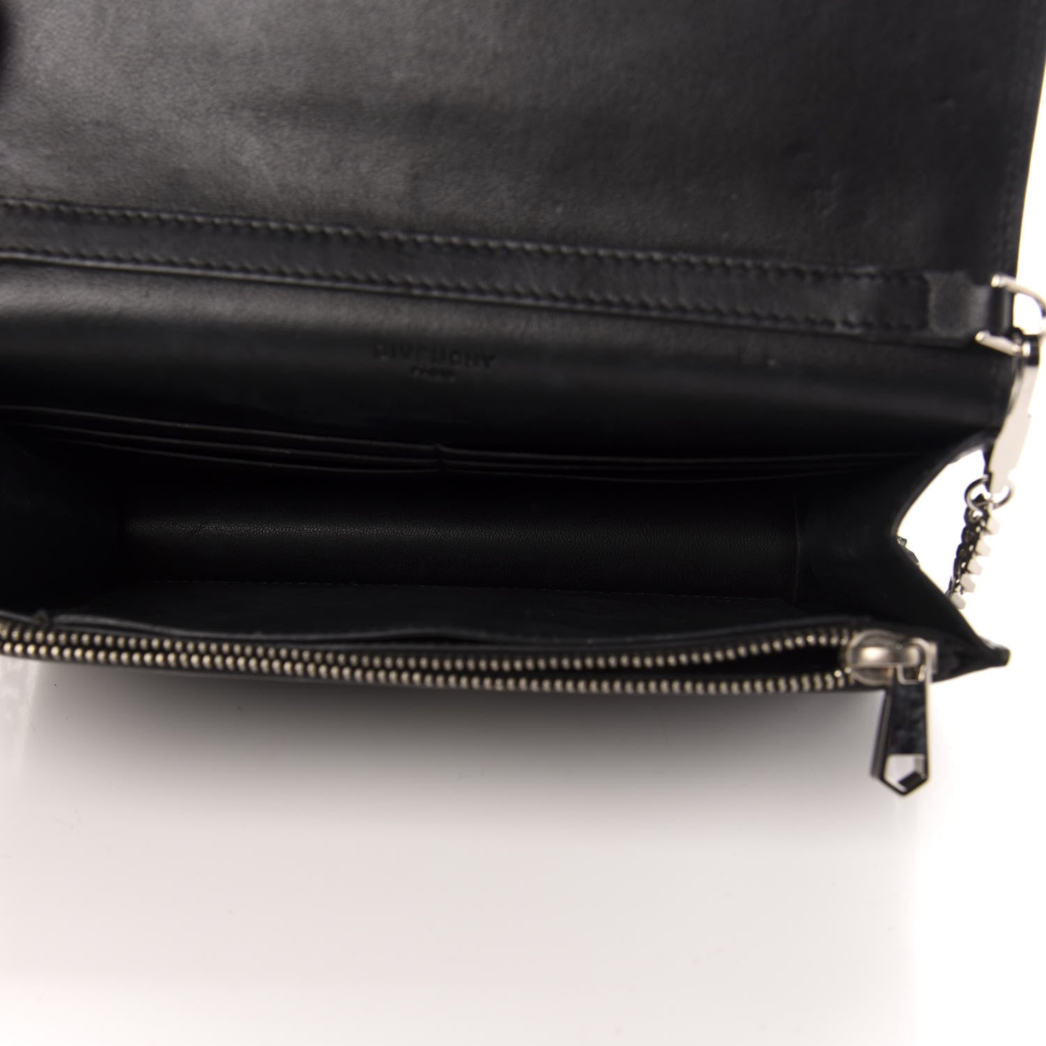 Givenchy Calfskin Star Pandora Chain Wallet Black 5 of 13