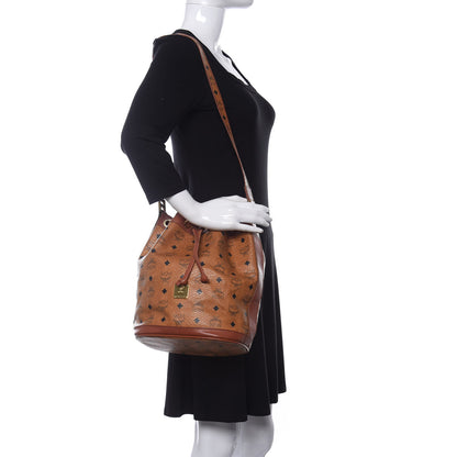 MCM Visetos Drawstring Bag Cognac 2 of 9