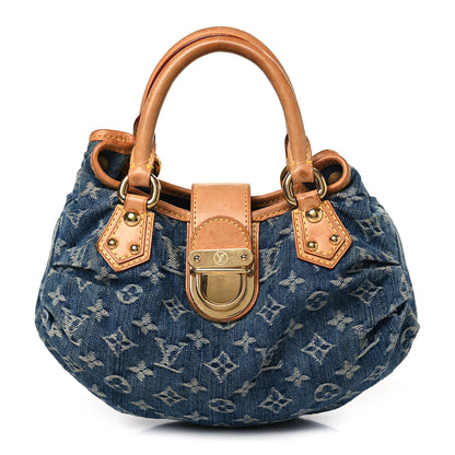 Louis Vuitton Monogram Denim Pleaty Blue 1 of 9