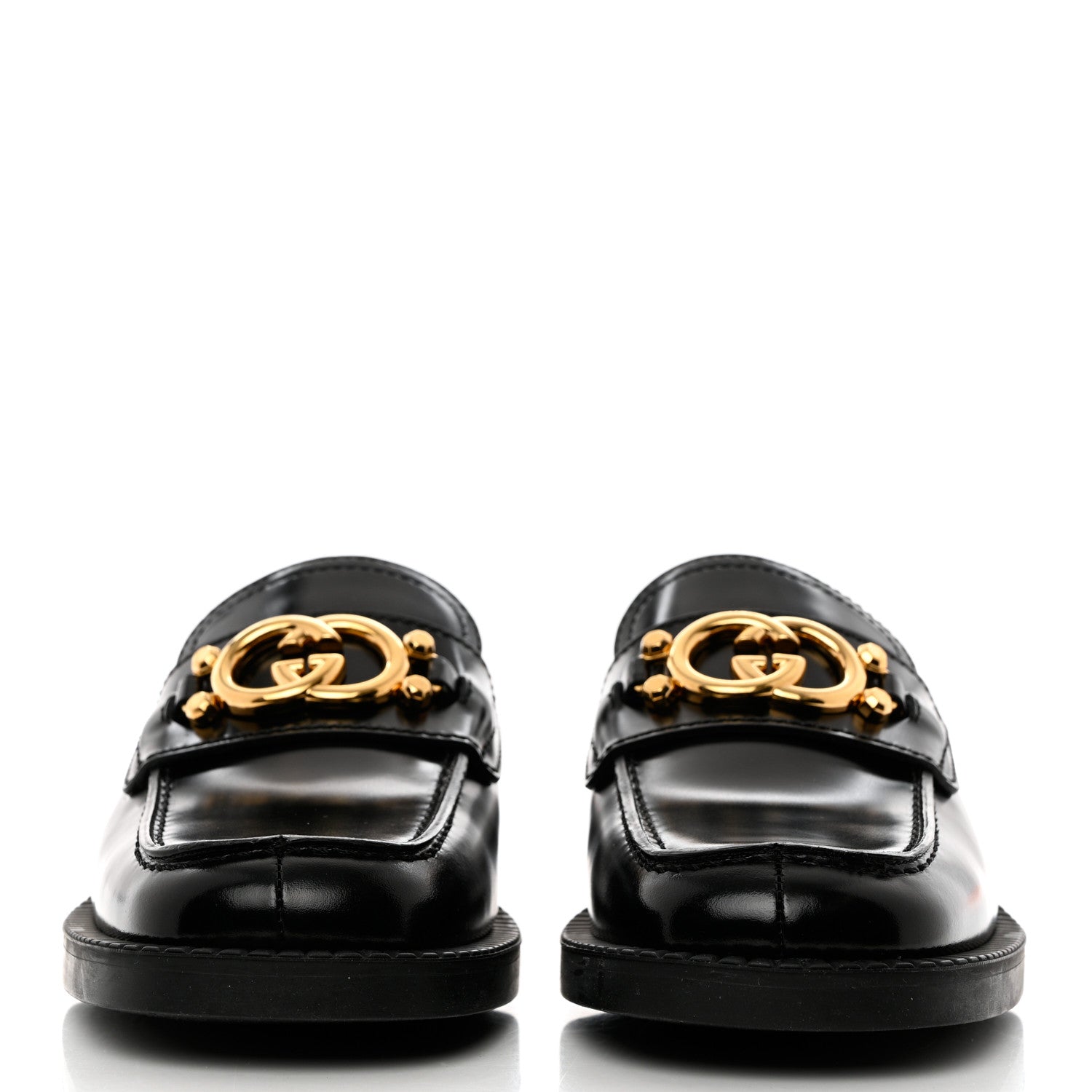 Gucci Spice Lux Womens Interlocking G Slippers 40 Black 2 of 12