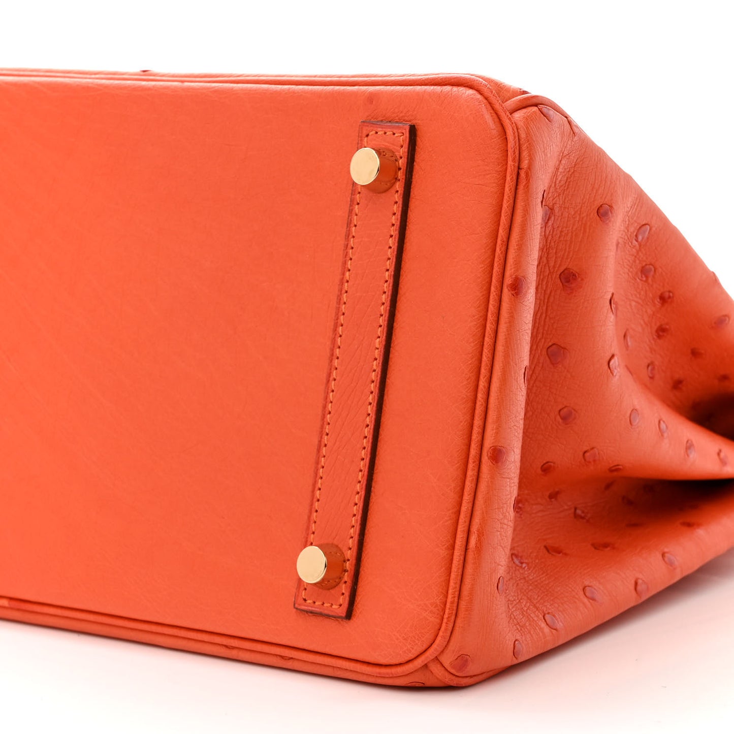 Ostrich Birkin 30 Orange