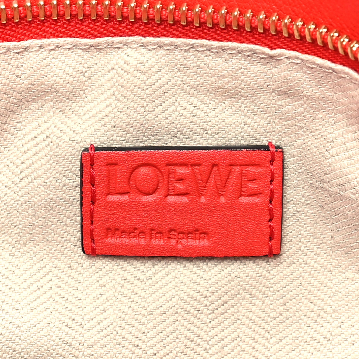 Loewe Calfskin Medium Puzzle Bag Scarlet 6 of 12