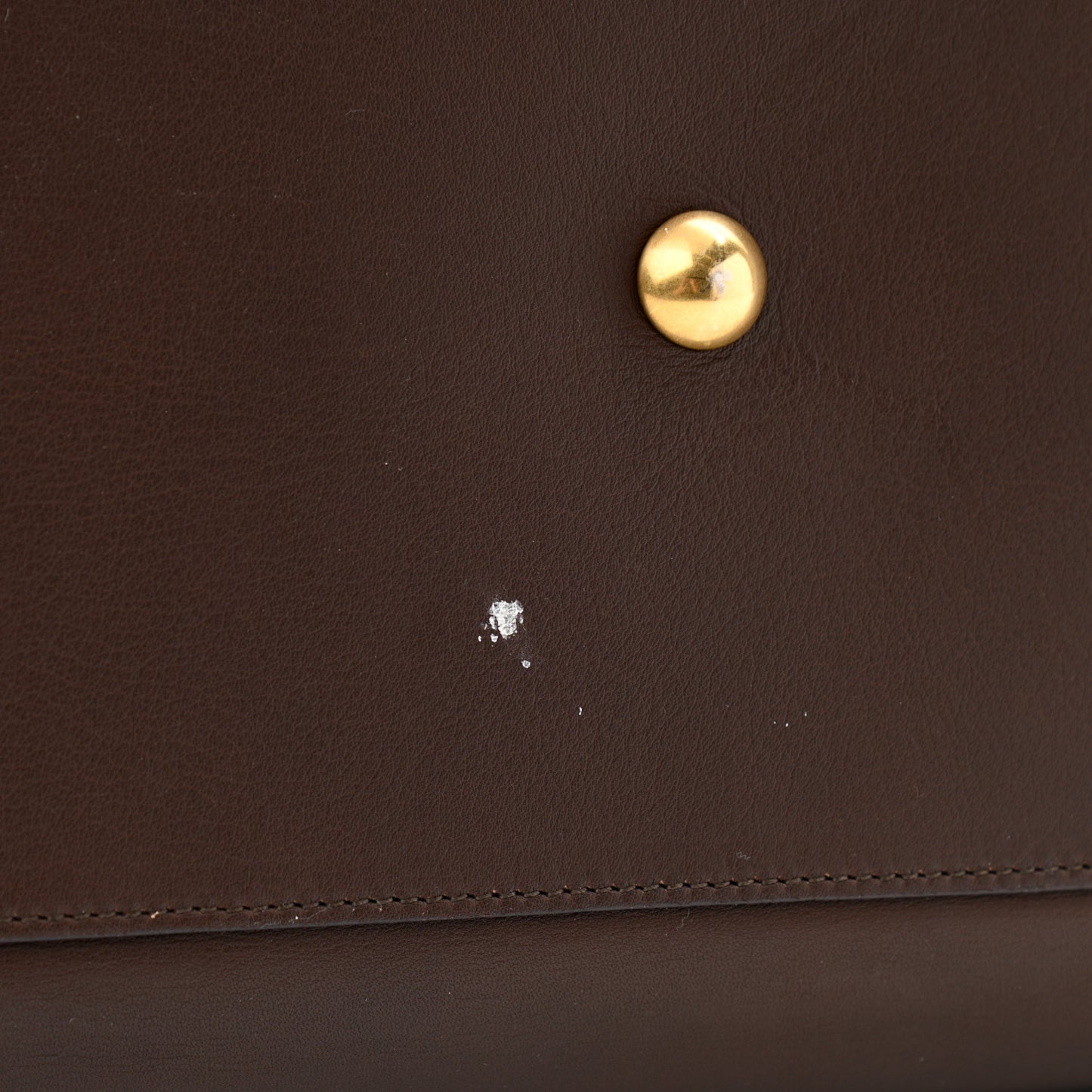Calfskin Small Classic Y Cabas Brown
