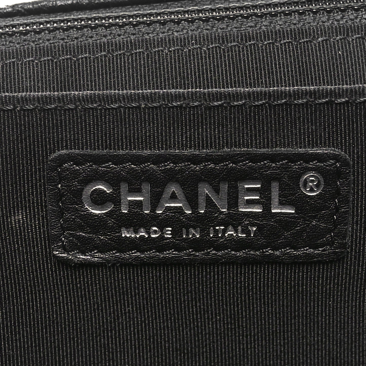 Grained Calfskin Quilted Small XXL Travel Flap Bag Black