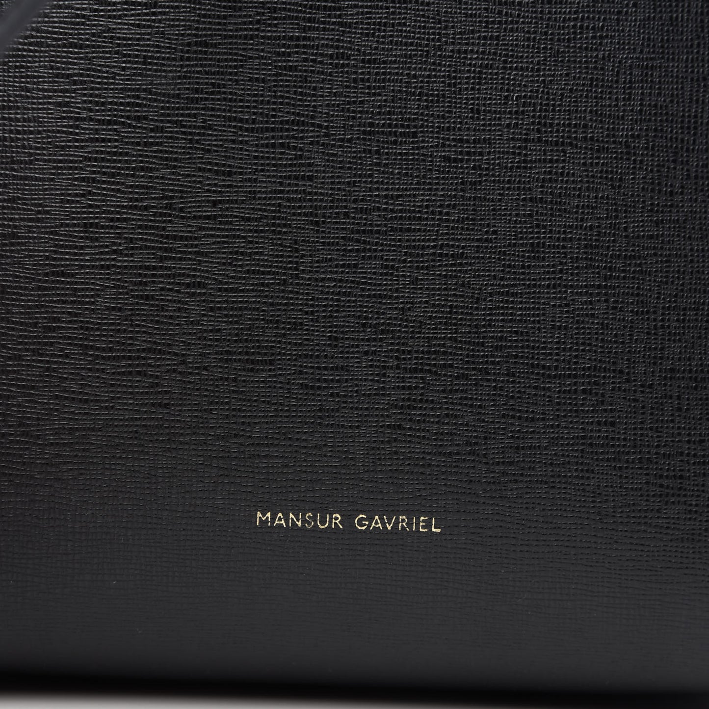 Saffiano Mini Bucket Bag Black