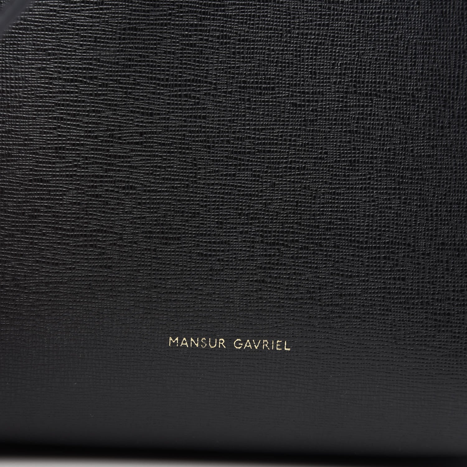 Mansur Gavriel Saffiano Mini Bucket Bag Black 8 of 10