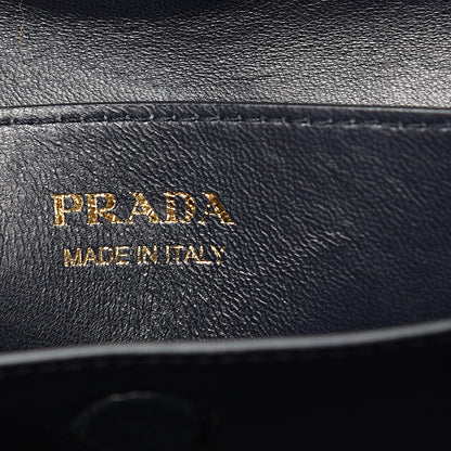 Prada Saffiano Cuir Medium Bi-Color Double Bag Pesco Baltico 5 of 9