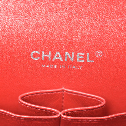 Chanel Caviar Quilted Jumbo Double Flap Red 6 of 11