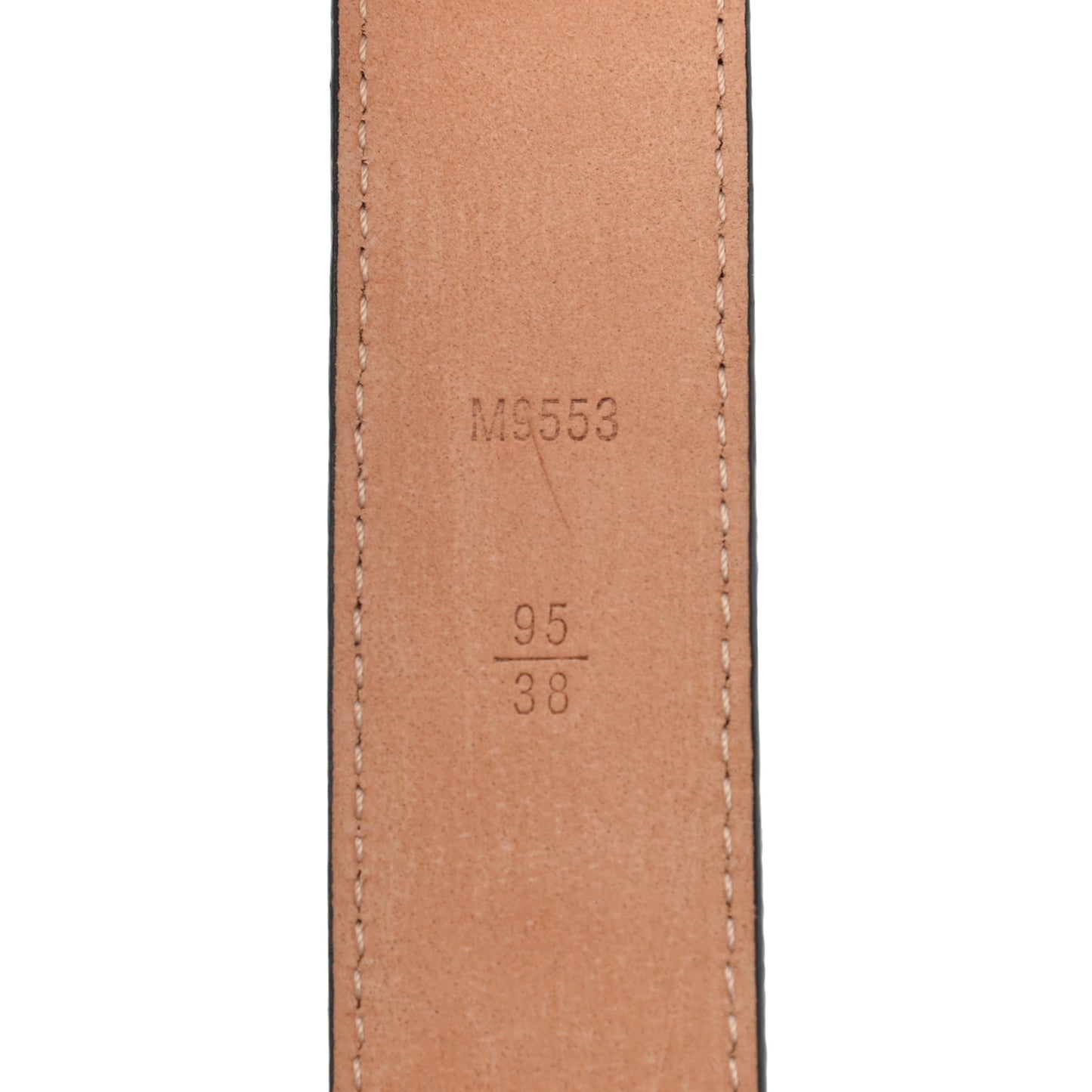 Epi 30mm LV Initiales Belt 95 38 Black