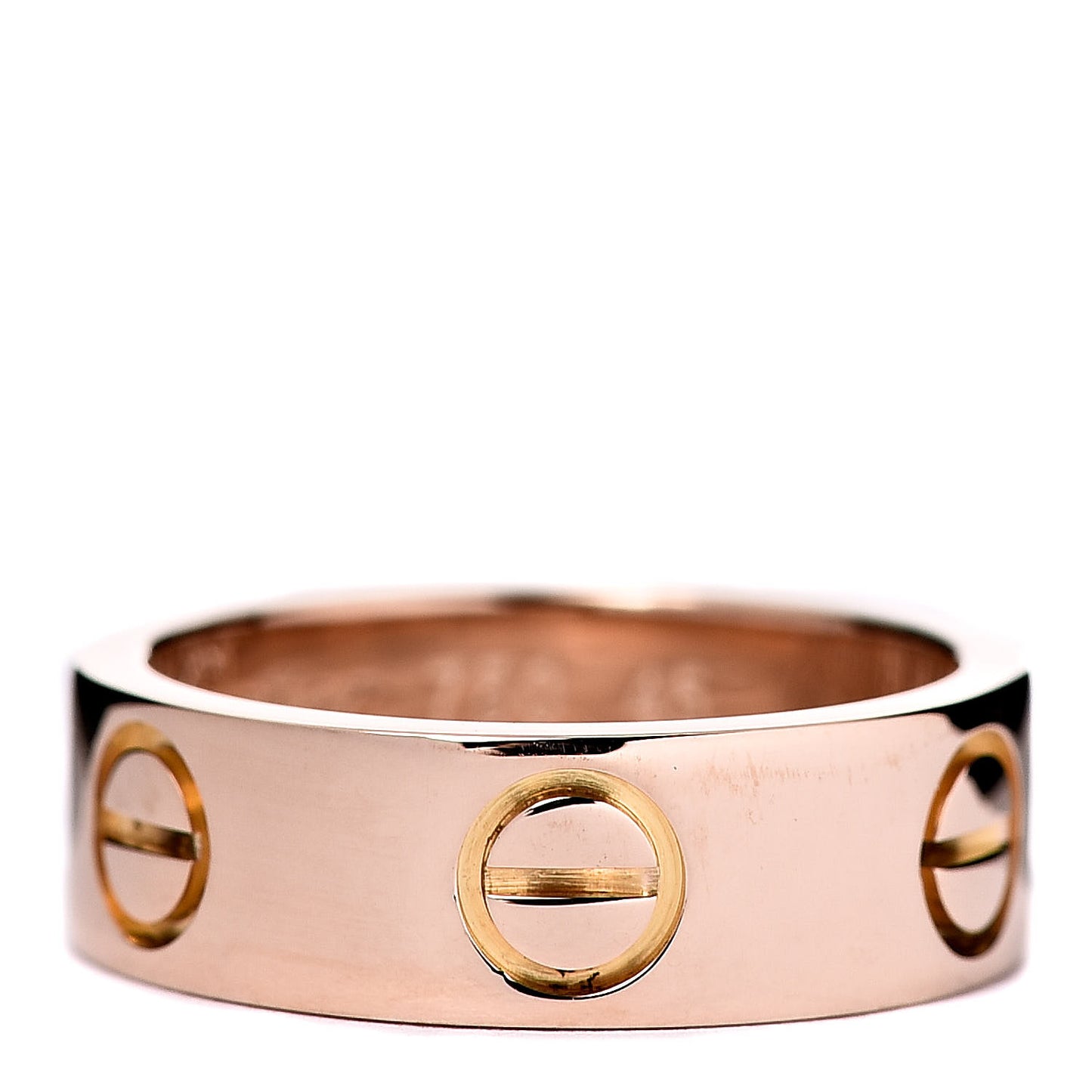 18K Pink Gold 5.5mm LOVE Ring 45 3.25