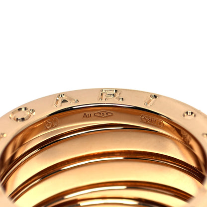 Bulgari 18K Yellow Gold B.Zero1 Four-Band Ring 50 5.25 5 of 6