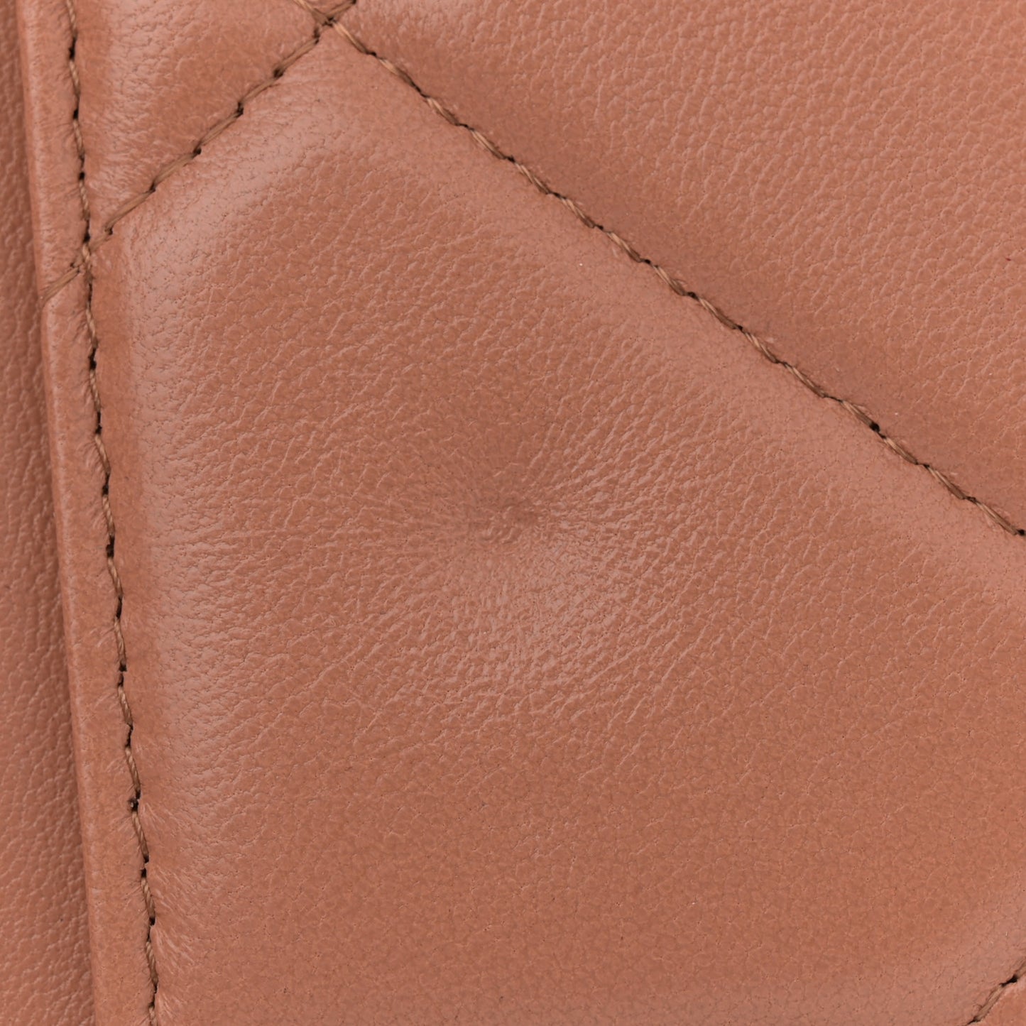 Lambskin Quilted Chanel 19 Wallet On Chain WOC Brown