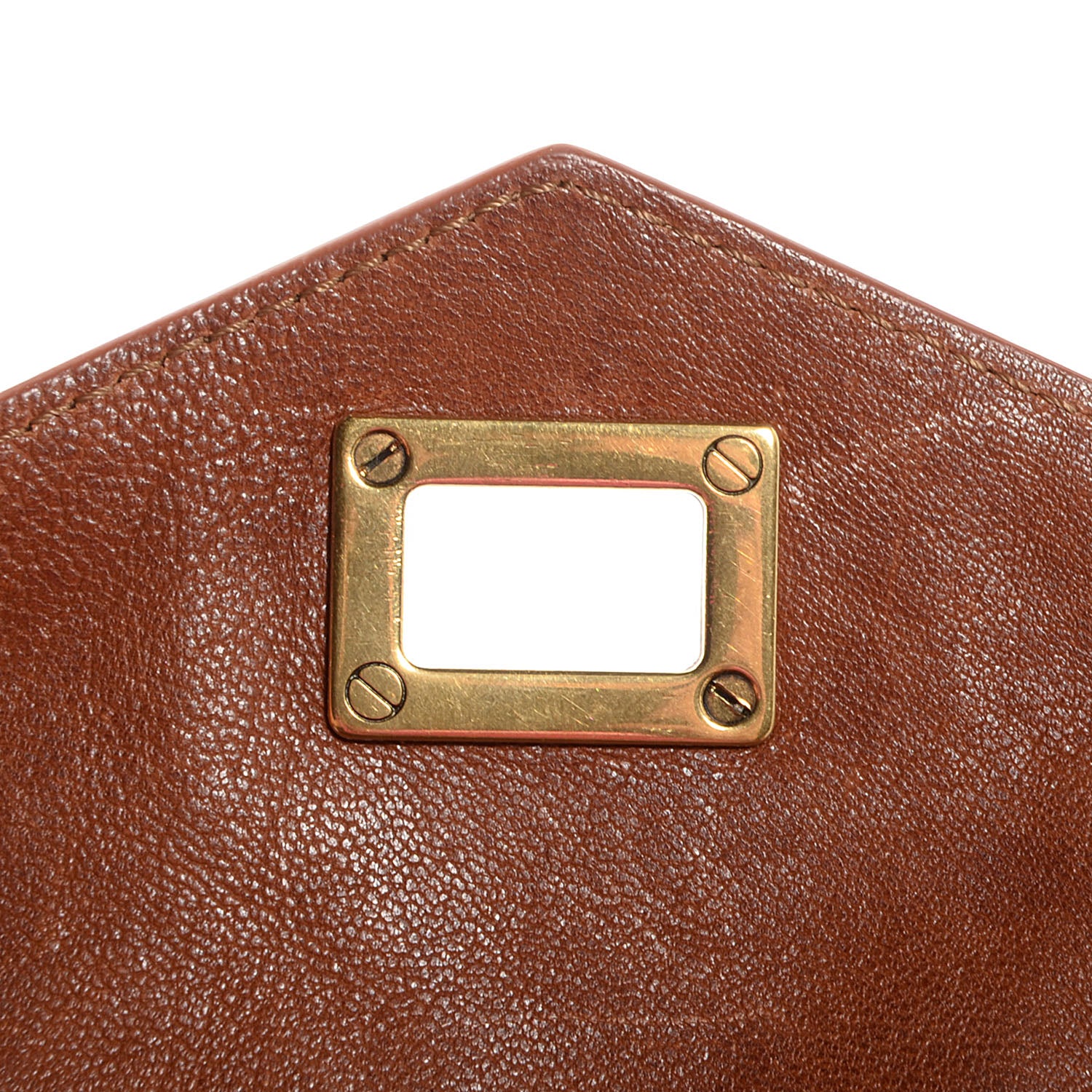 Proenza Schouler Leather PS1 Mini Pouch Messenger Bag Saddle 11 of 12