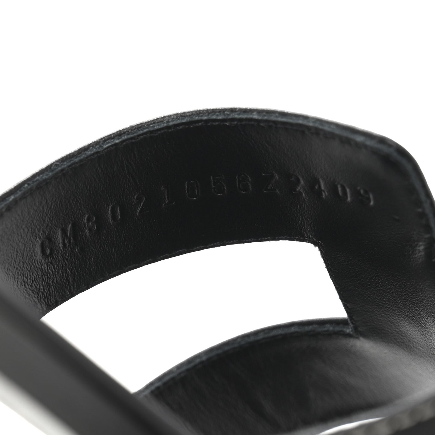 Box Calfskin Oran Sandals 41 Black
