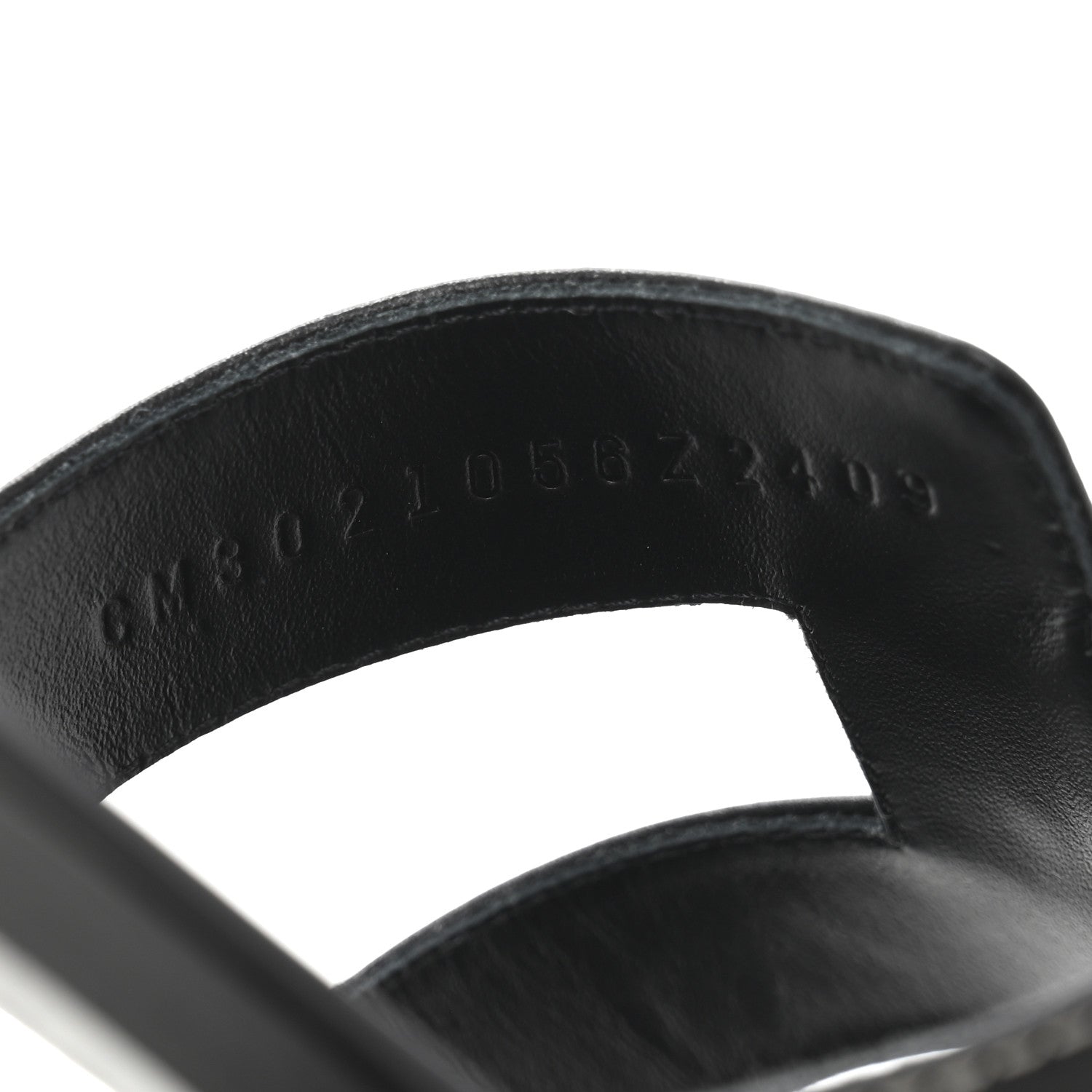 Hermes Box Calfskin Oran Sandals 41 Black 9 of 10