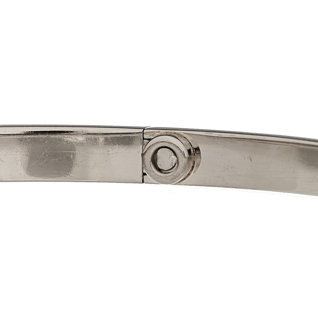 18K White Gold Small LOVE Bracelet 18