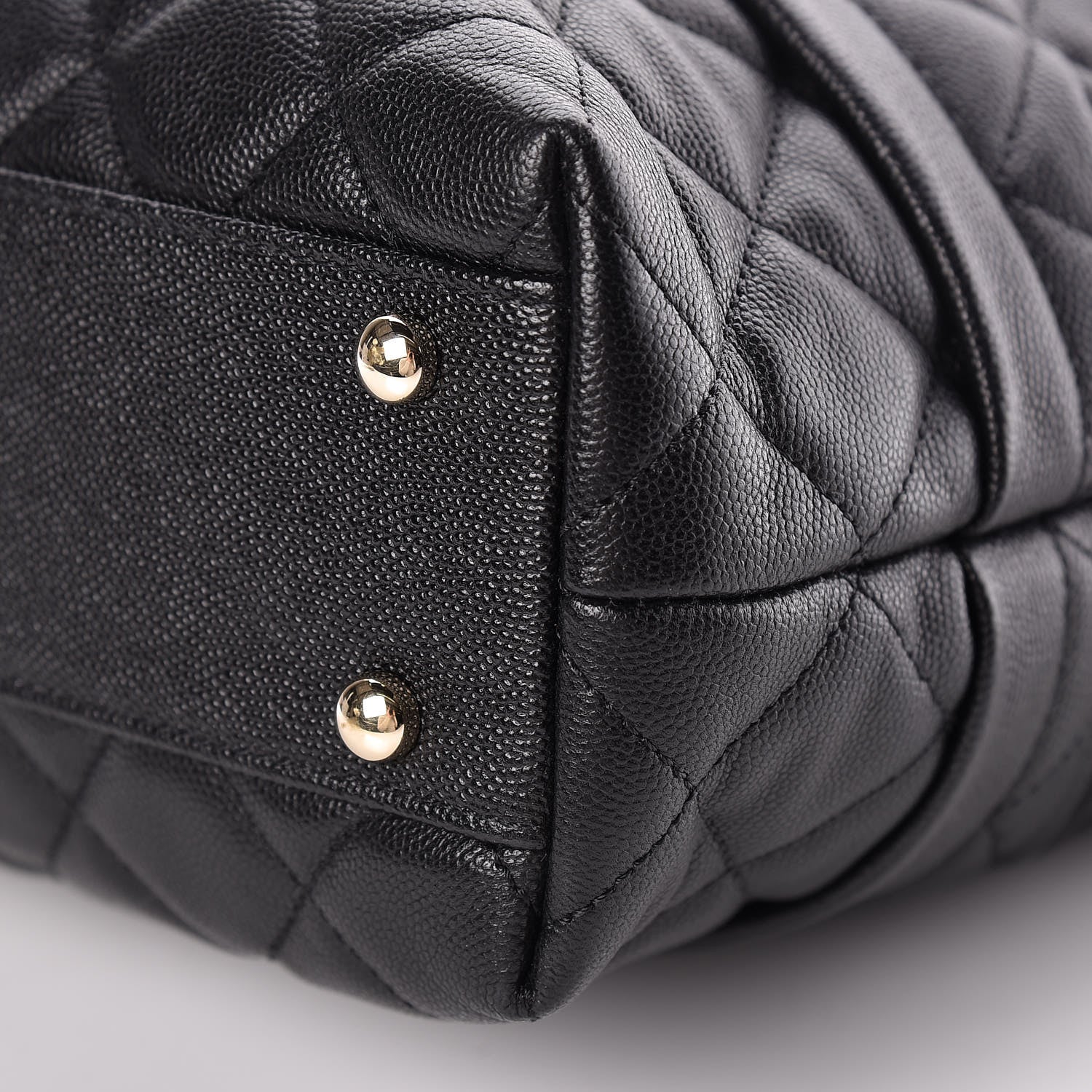 Chanel Caviar Quilted Rolled Up Tote Black 9 of 10
