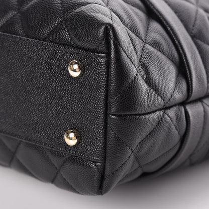 Chanel Caviar Quilted Rolled Up Tote Black 9 of 10