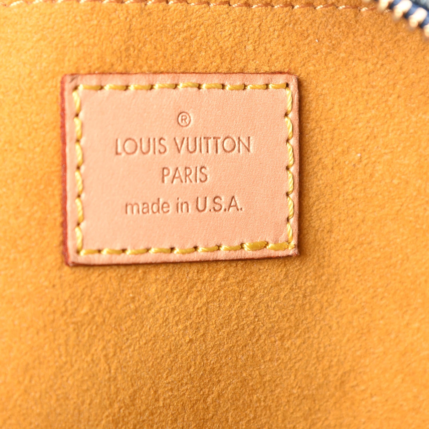 Louis Vuitton Monogram Denim Baggy PM Blue 6 of 9