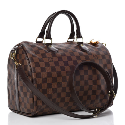 Louis Vuitton Damier Ebene Speedy Bandouliere 30 4 of 11