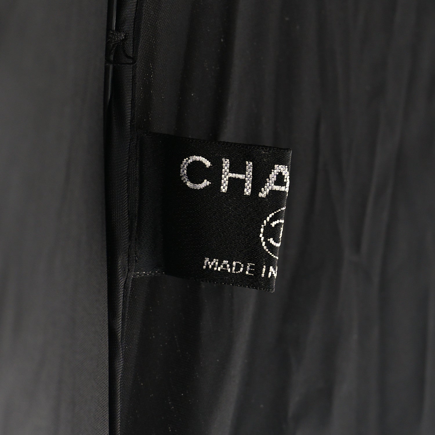 Chanel Nylon Quilted Umbrella With Case Black 6 of 6