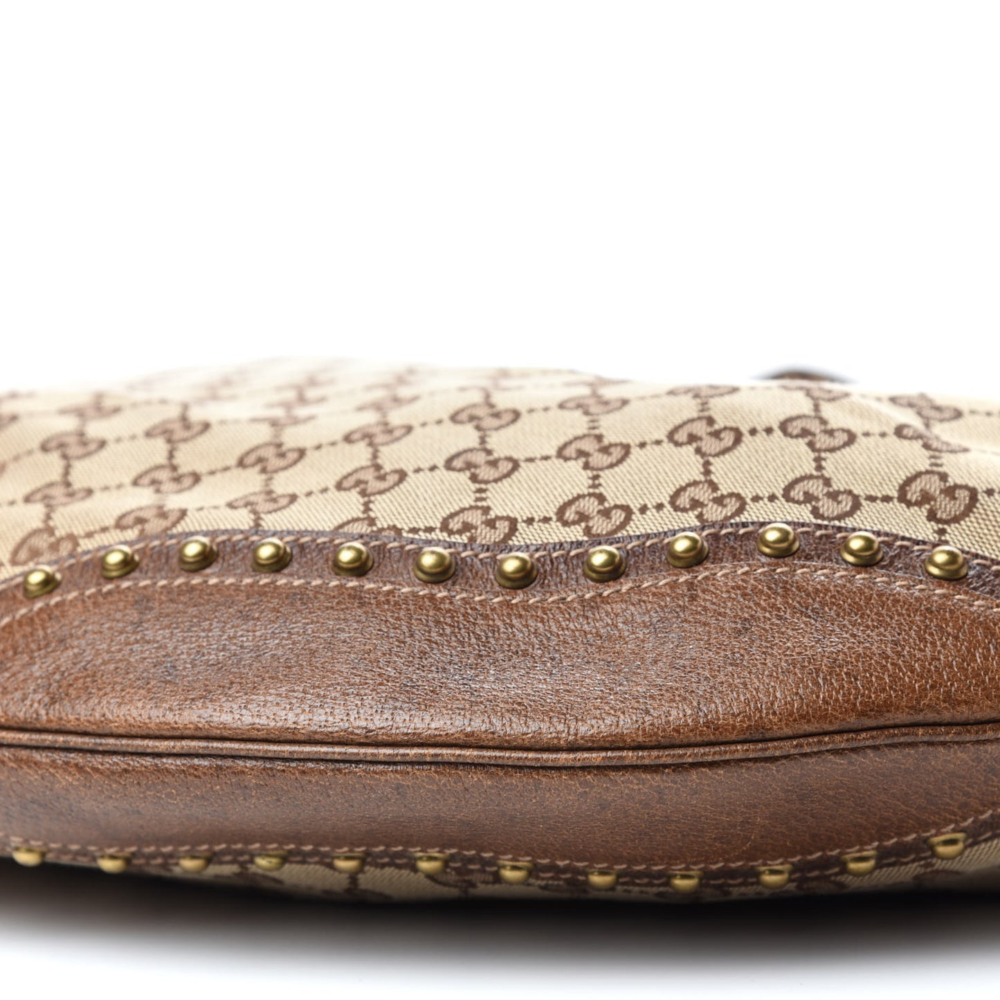 Monogram Pelham Studded Shoulder Bag Ebony