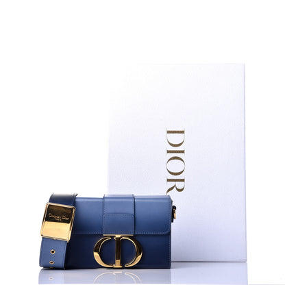 Christian Dior Smooth Calfskin Gradient 30 Montaigne Box Bag Indigo Blue 11 of 11