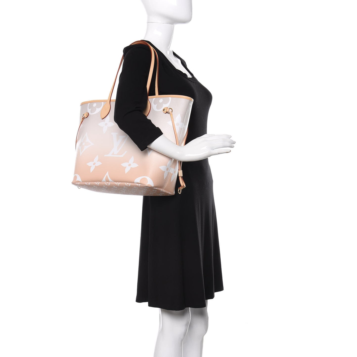 Monogram Giant By The Pool Neverfull MM Brume