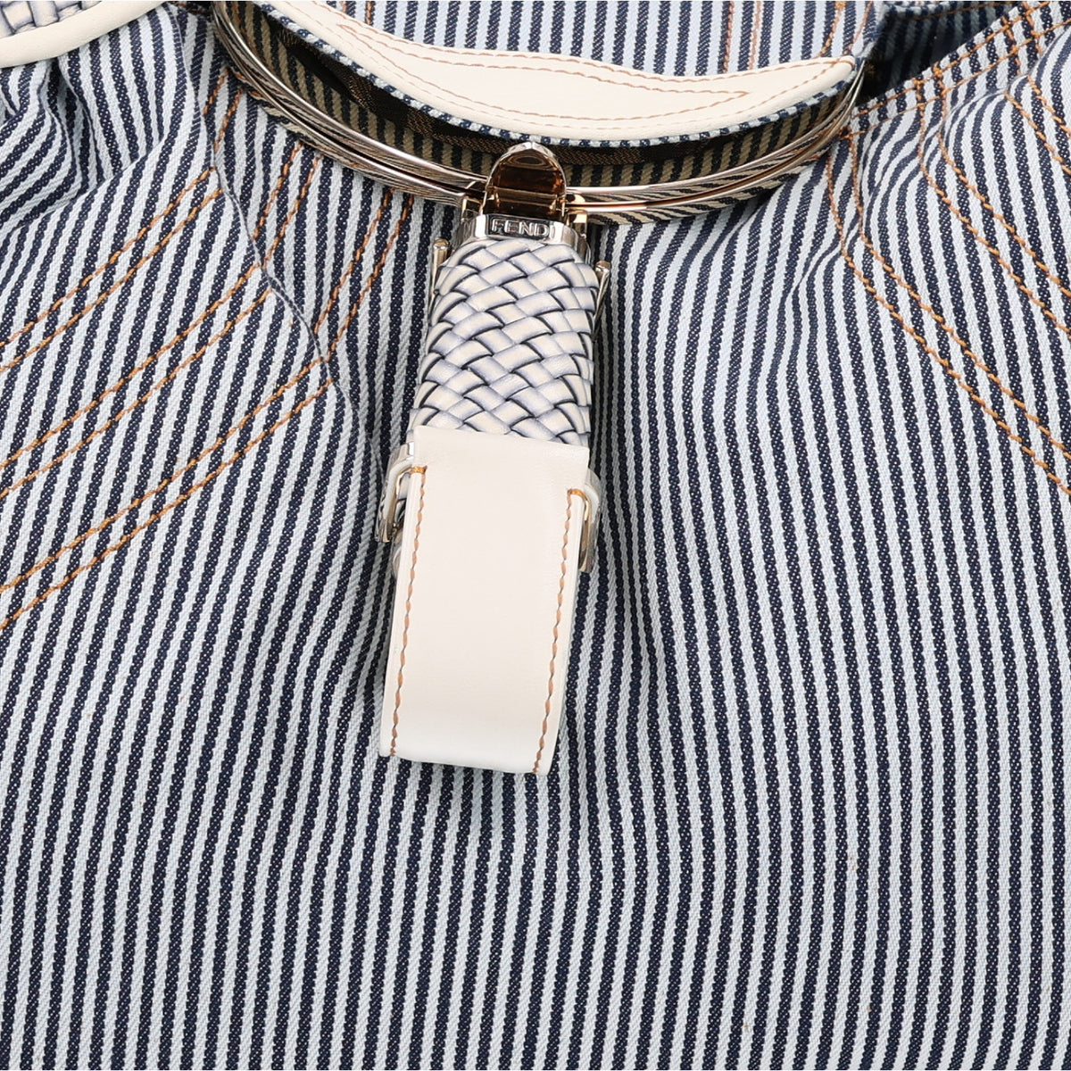 Fendi Denim Striped Spy Blue 8 of 10