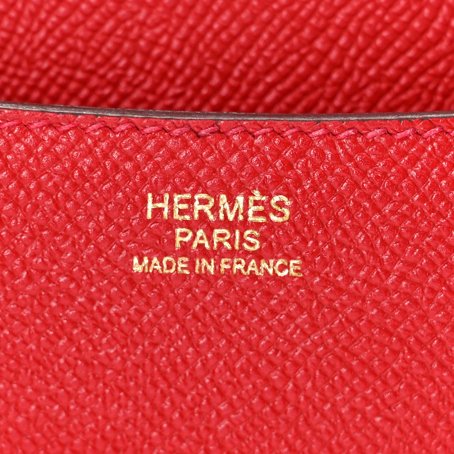 Hermes Epsom Constance 24 Rouge Casaque 6 of 11