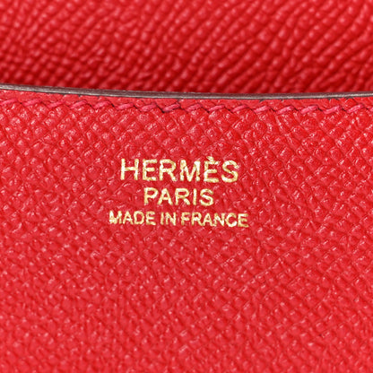 Hermes Epsom Constance 24 Rouge Casaque 6 of 11