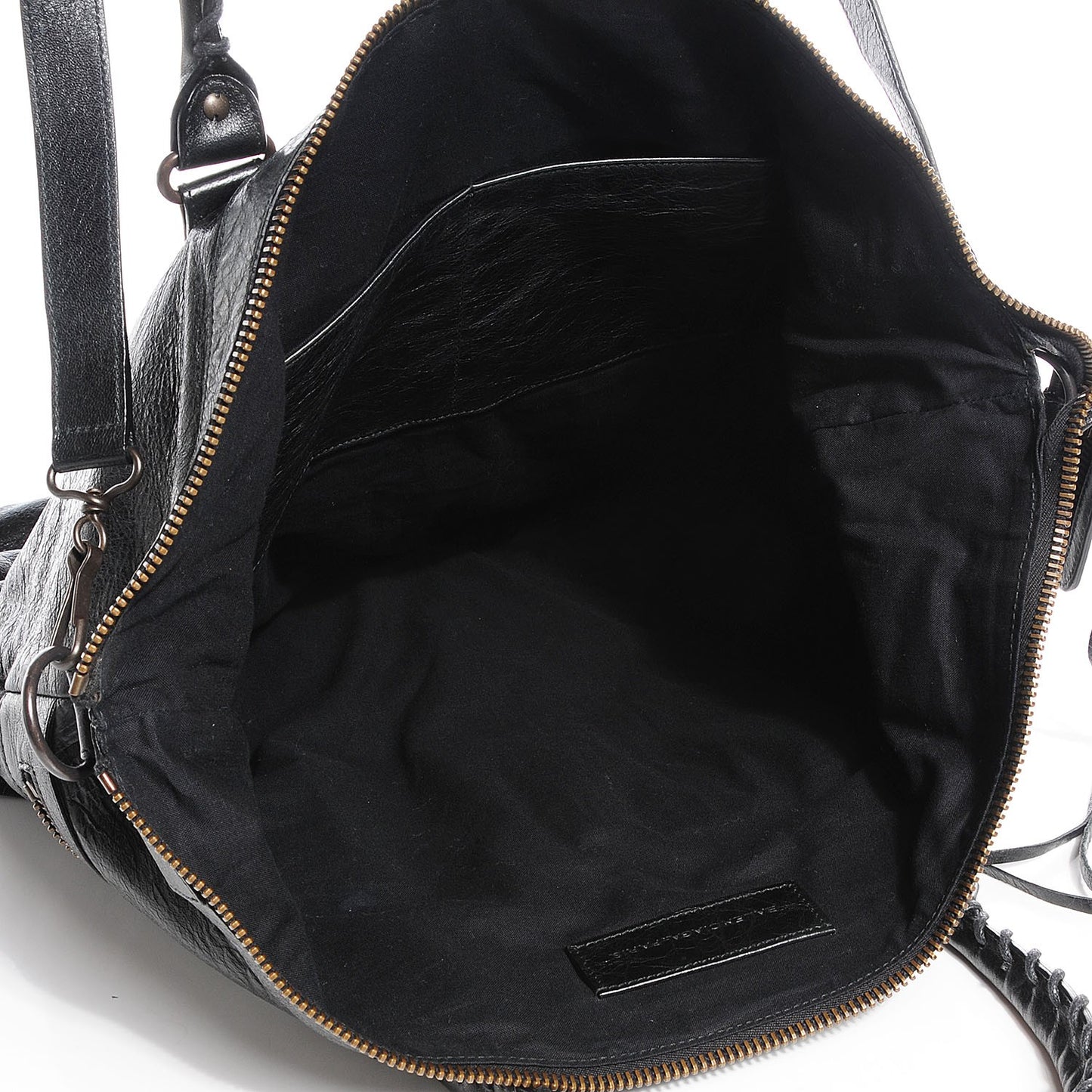 Agneau Classic Hardware Square Tote Black