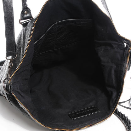 Balenciaga Agneau Classic Hardware Square Tote Black 5 of 13