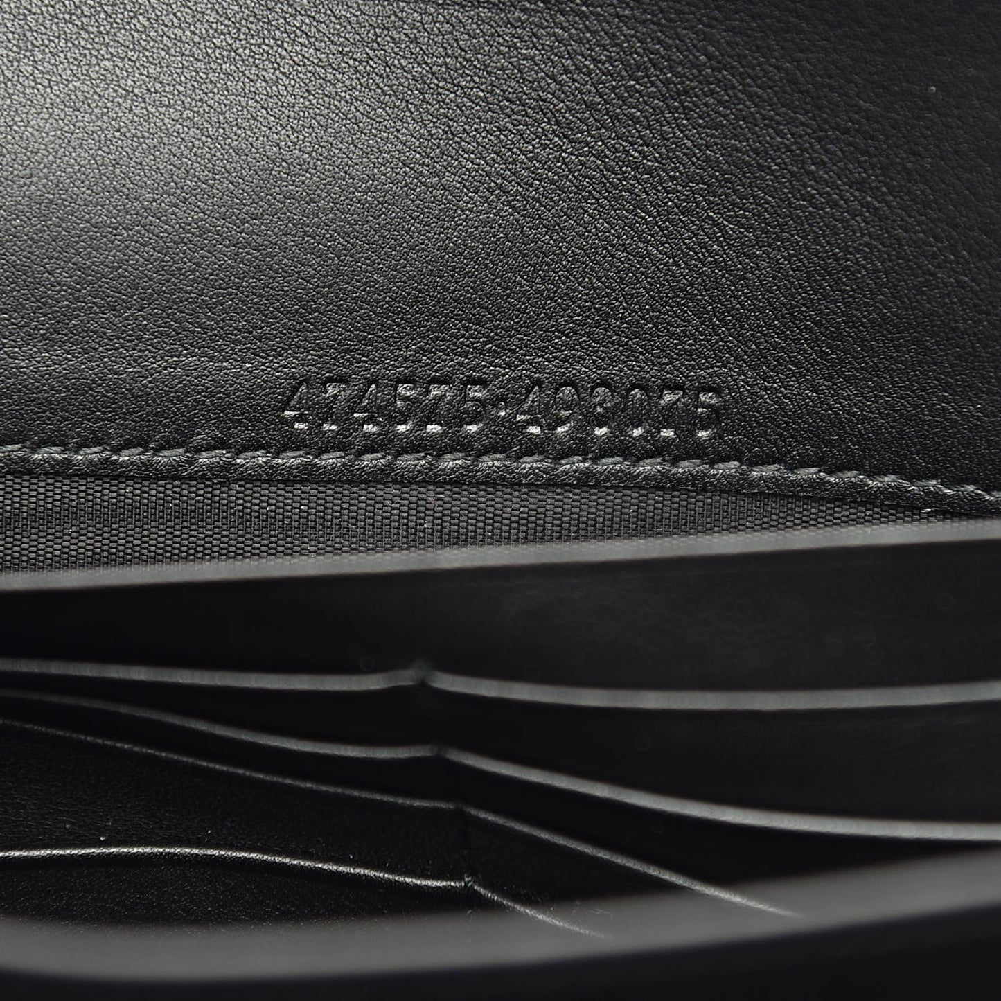 Velvet Matelasse GG Marmont Chain Wallet Black