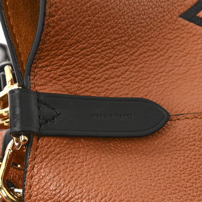 Louis Vuitton Empreinte Monogram Giant Crafty Neonoe MM Caramel Black 9 of 13