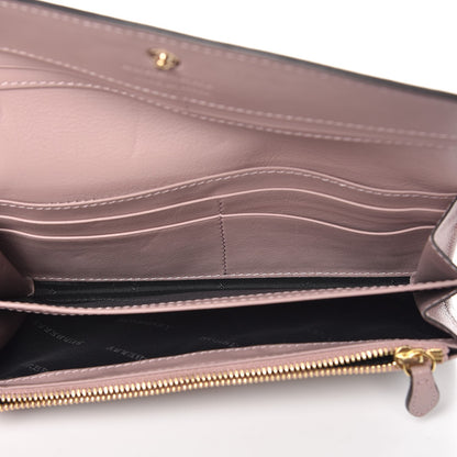 Burberry Calfskin House Check Porter Continental Wallet Pale Orchid 5 of 7