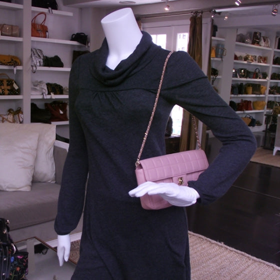 Chanel Lambskin E/W Cube Flap Baguette 2 of 12