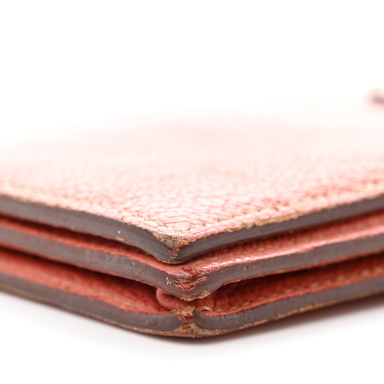 Hermes Chevre Mysore Bearn Gusset Wallet Crevette 9 of 13